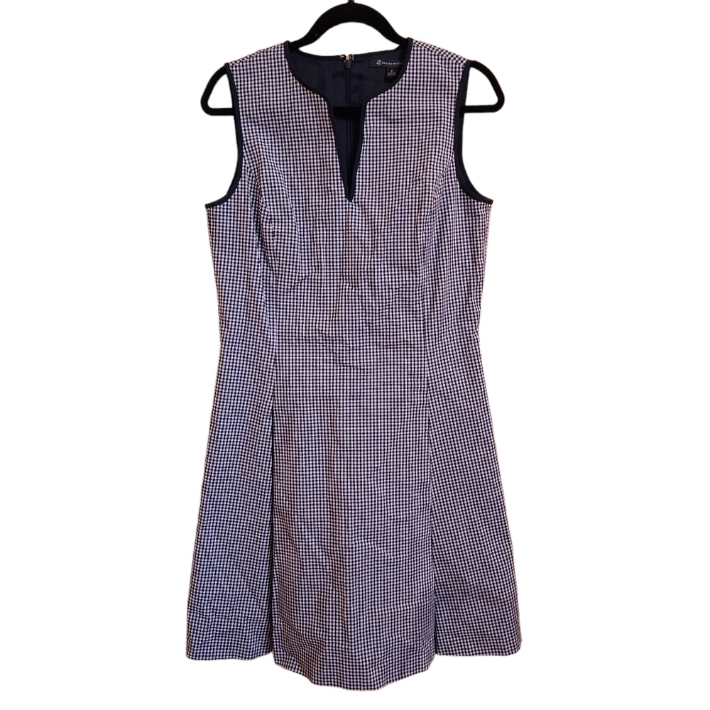 Brooks Brothers Sleeveless A Line Dress Checks Classic Preppy